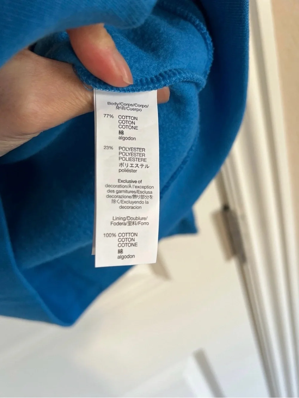 Gap Boys Bright Blue Full-Zip Hoodie with Logo